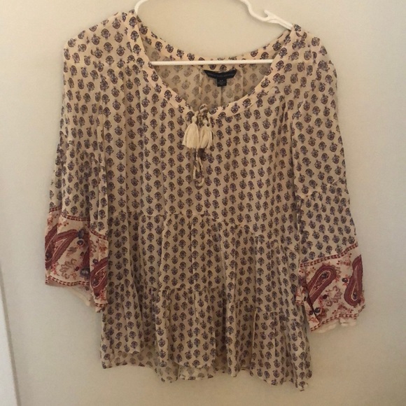 Cute patterned top - Picture 1 of 4